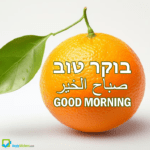 Good Morning in Hebrew, Arabic and English